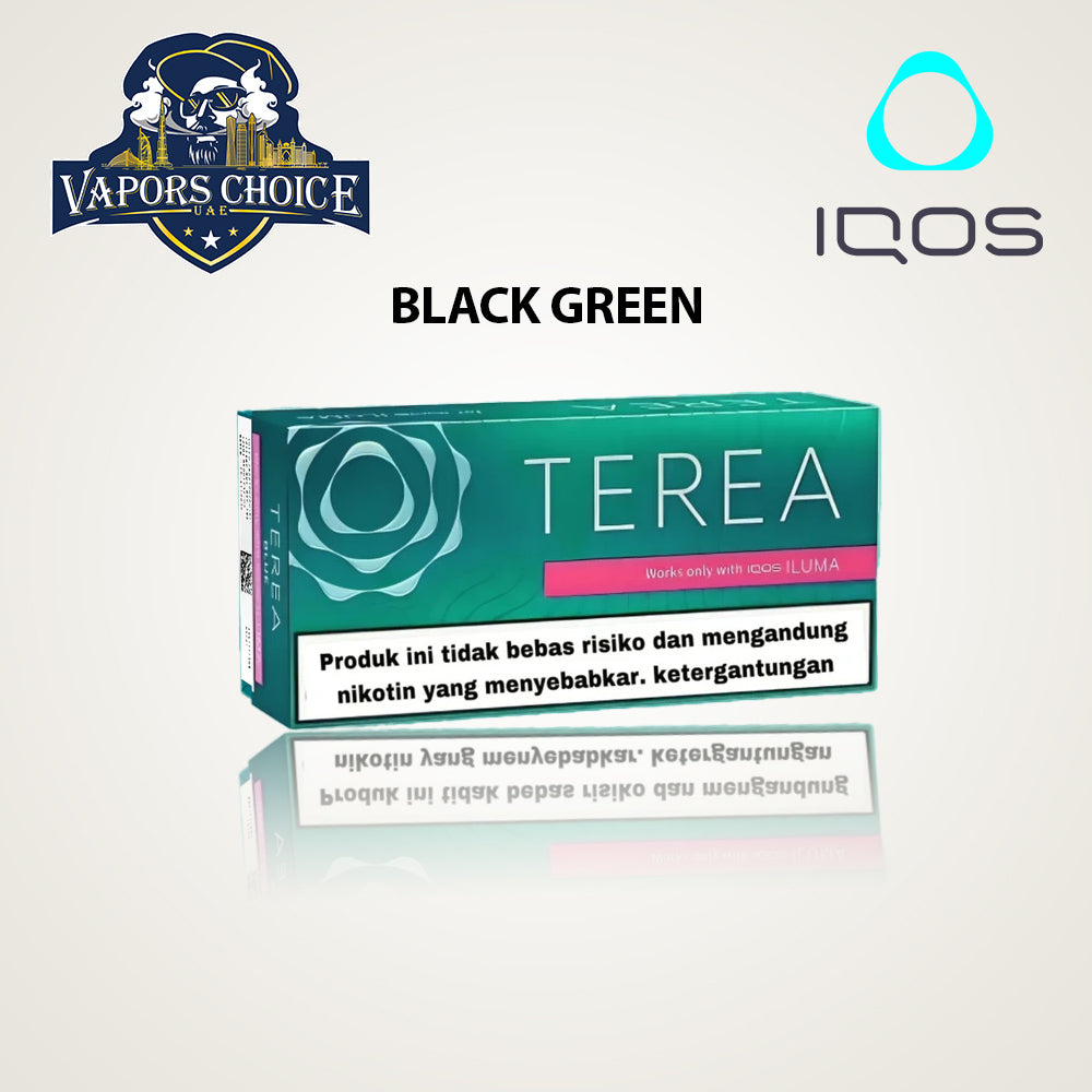 IQOS TEREA Sticks Indonesia (10 packs) Black Green UAE Sharjah